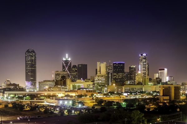 Downtown Dallas Illuminated